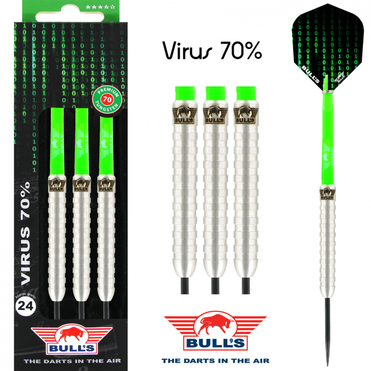 Bull's 70% - Virus 21 t/m 26g (réf. 1955)
