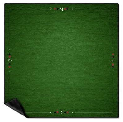 Tapis de Cartes Prestige Anti-glissant 78 x 78cm vert (réf. 2082)