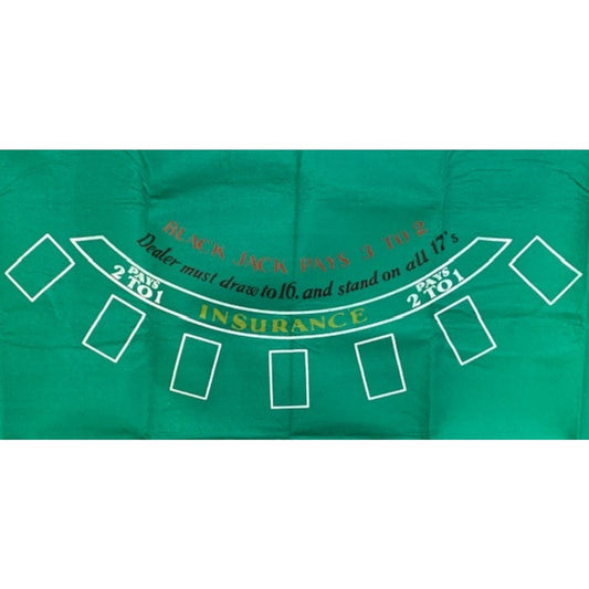 Tapis Black Jack/Roulette Mat - 180cm X 90cm (réf. 2238)