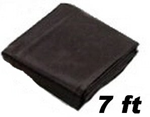Toile cirée (Housse) Noir Epais/toile 7ft (réf. 2243)