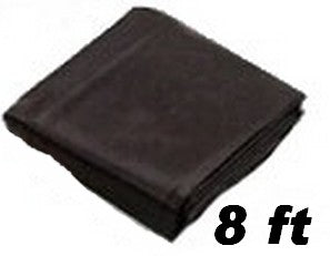 Toile cirée (Housse) Noir Epais/toile 8ft (réf. 2244)
