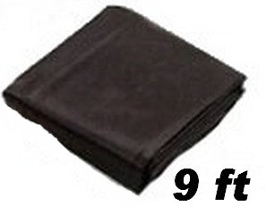 Toile cirée (Housse) Noir Epais/toile 9ft (réf. 2249)