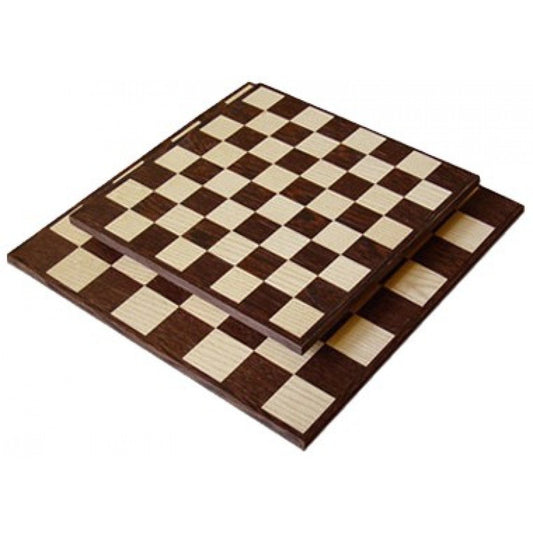 Echiquier Wengé/Frêne - La Taille Des Cases 45mm (réf. 2368)