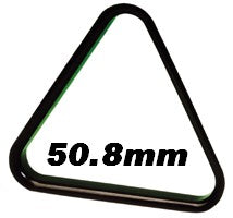 Triangle billes Pool noir 50,8mm (réf. 303)