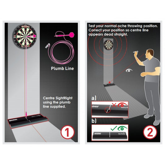Winmau SightRight 2 - Perfect Dart Vision (réf. 3124)