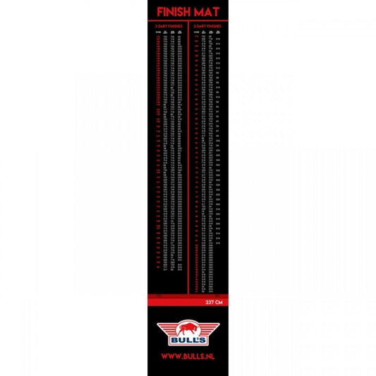 Tapis Pour Darts Bull's Finishmat 60x300 + Oche (réf.3237)