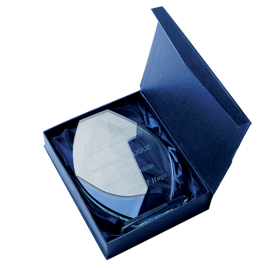 Trophée en verre en 2 tailles (réf. 4034)