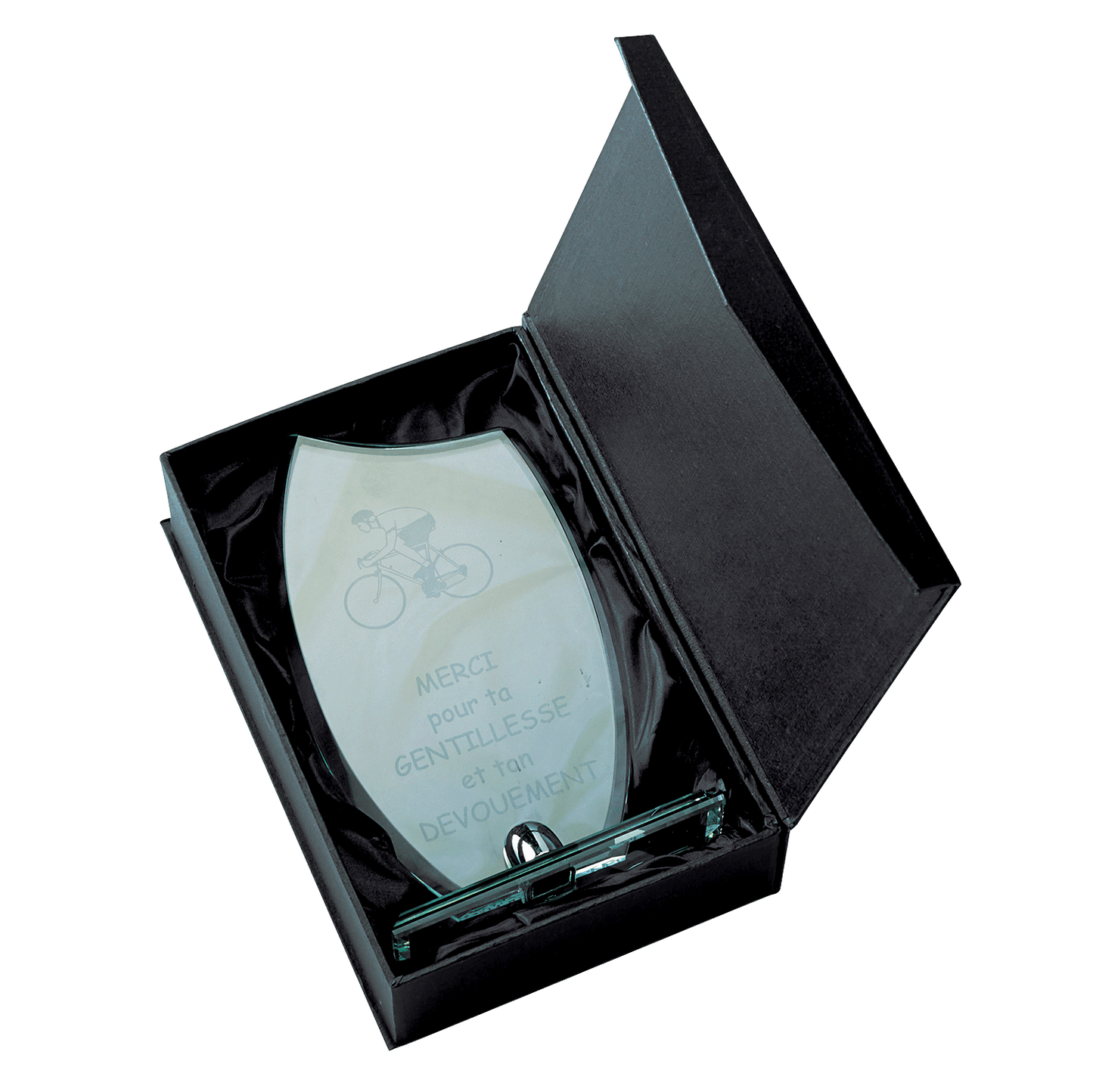 Trophée en verre en 3 tailles (réf. TV 4041)
