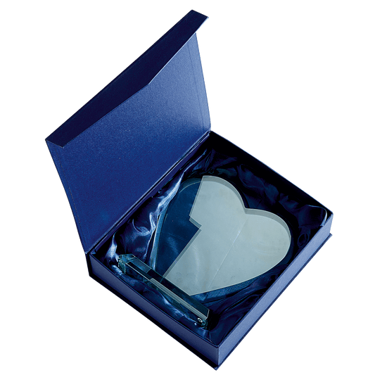 Trophée en Verre en forme de coeur (réf. TV 4054)
