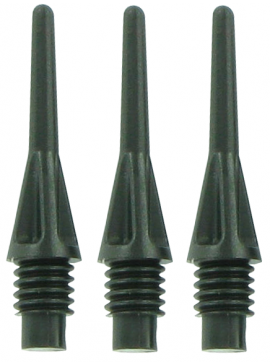 Pointes Darts Plastiques Star Point Noir (réf. 4462)