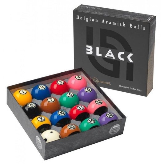 Jeu De Boules Pool 57,2mm Aramith Tournament Black Duramith (réf. 4812)