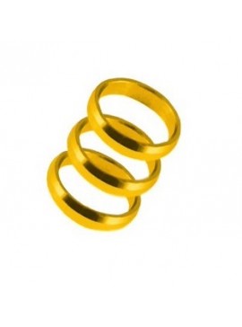 Anneaux Harrows Supergrip pour tiges - or (réf. 4947)
