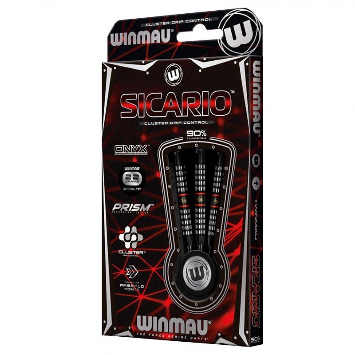 Fléchettes Winmau Sicario 90% (réf. 5052)