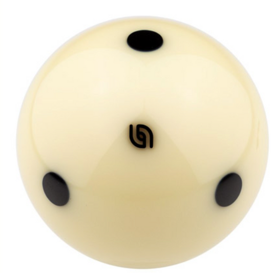 Boule Pool - Blanche 57.2mm Edition Noir (réf. 5383)