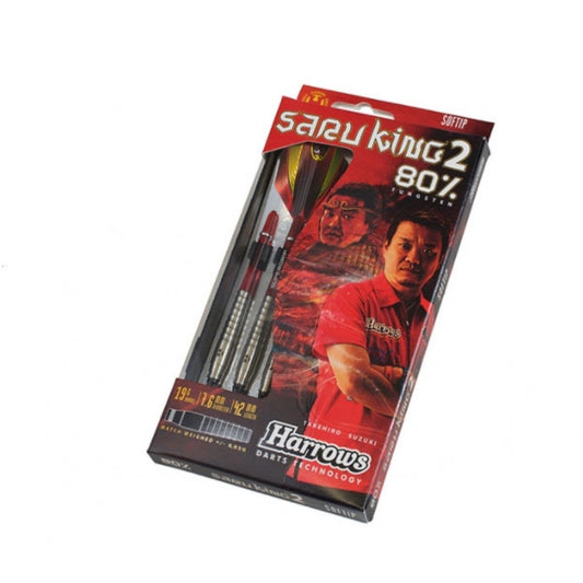 Fléchettes Harrows Saru KIng2 Supergrip (réf. 5510)