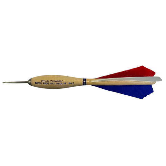 Fléchettes Belges En Bois Widdy No.2 Official Tournament Darts Bleu/Blanc/Rouge (réf. 5954)