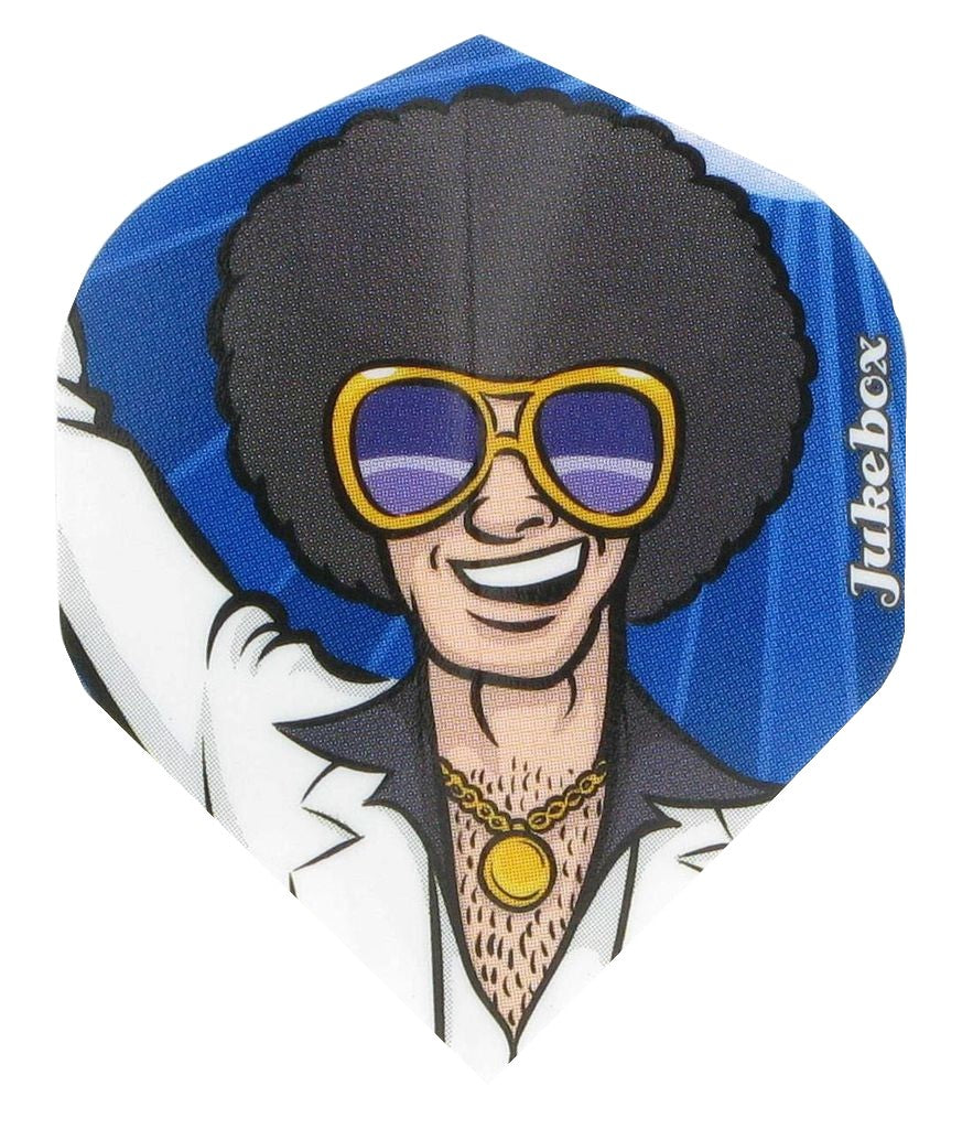 Plumes Plastique Darts McKick's Jukebox - Disco (réf. 598)