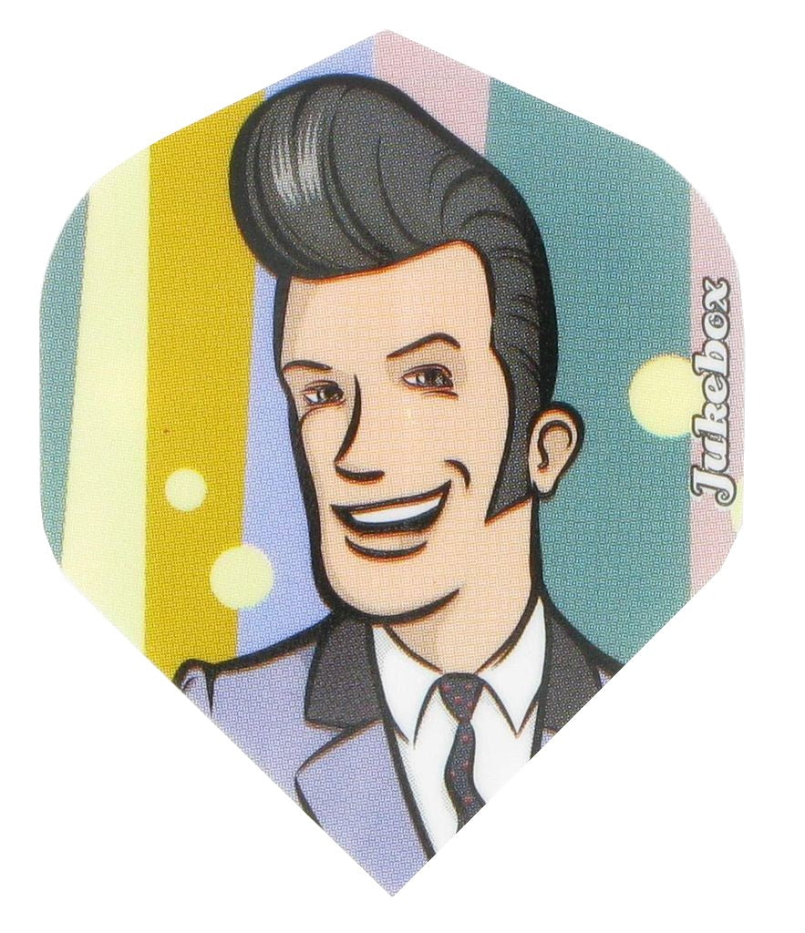 Plumes Plastique Darts McKick's Jukebox - Rock & Roll (réf. 598)