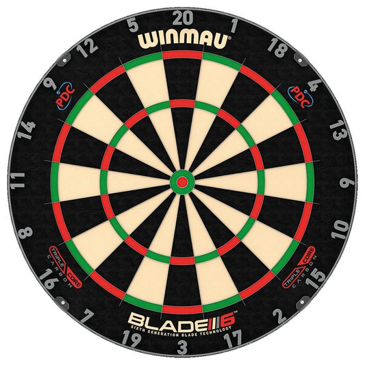 Cible Winmau Blade 6 Triple Core Cible officiël PDC (réf. 653)