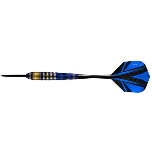Fléchettes Harrows Vivid Brass Bleu (réf. 772)