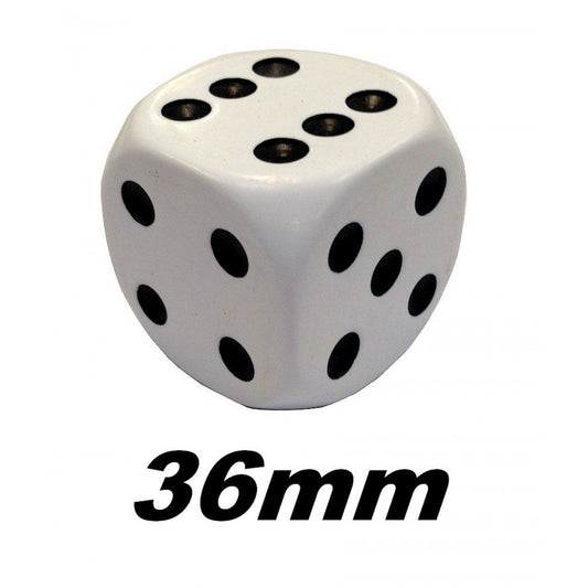 Dé 36mm blanc (réf. 947)