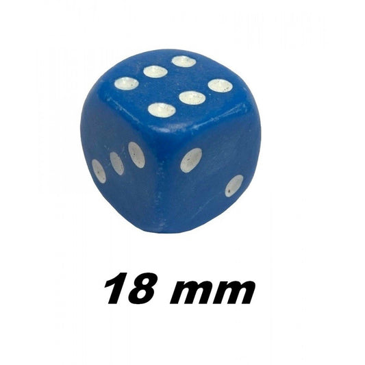 Dé 18mm Rouge, Bleu ,Vert (réf. 956)