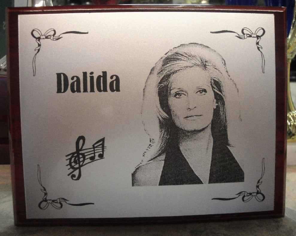 Bois De Luxe Foncé + Plaque Or ou Argent