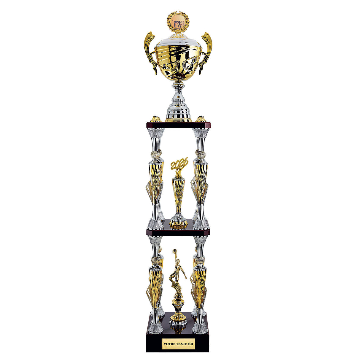 Coupe - Trophée (avec colonne - étage) (réf. NK - CP5309)