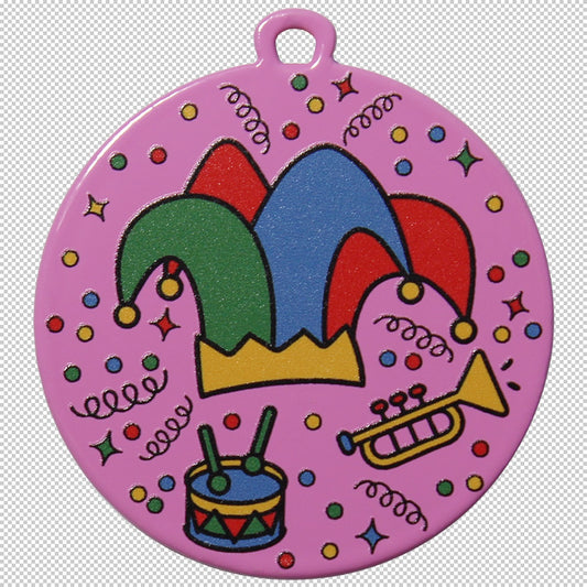 Médaille Carnaval 50mm (réf. DU5001C.RZ)