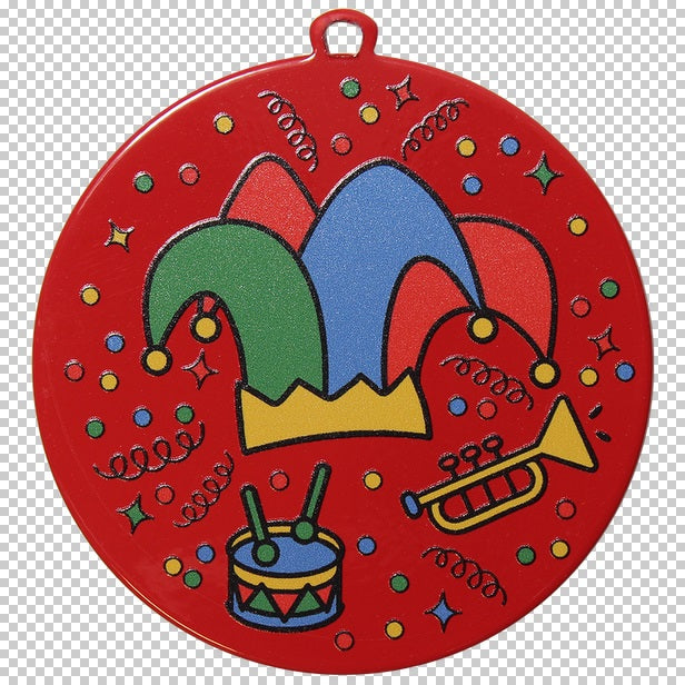 Médaille Carnaval 70mm (réf. DU7001C.RO)