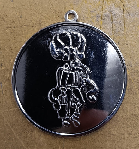 Médaille Carnaval 50mm (réf. GG Gille - Argent)