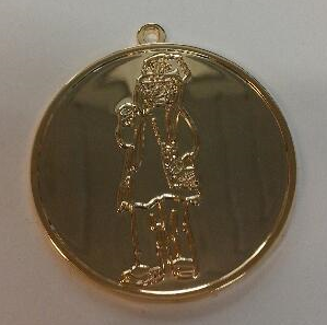 Médaille Carnaval (réf. GG Paysan - Or)