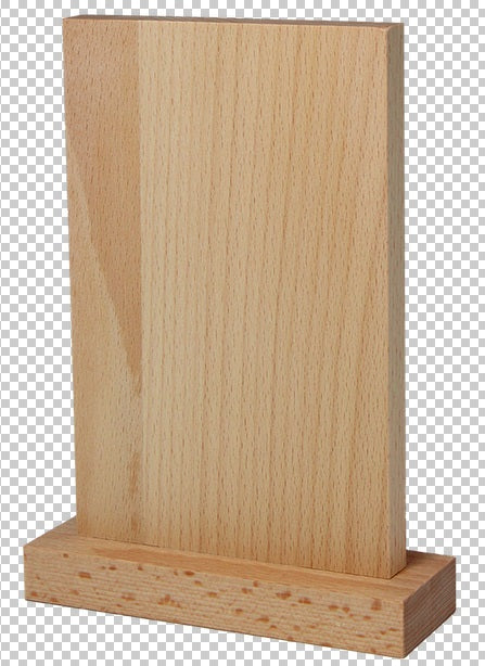 Trophée en Bois en 3 tailles (réf. H371 - H372 - H373)