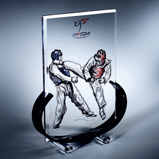 Trophée en Acrylique en 3 tailles (réf. PL078)