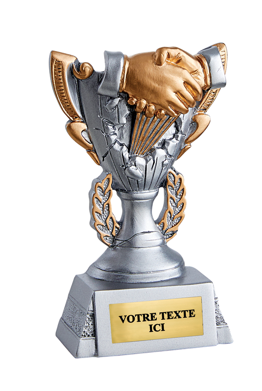 Résine Fair-Play ( Mains de l'amitié) (réf. RS 5038)