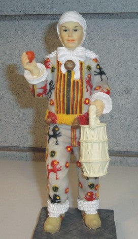 Résine-Statuette Carnaval (réf.gilles sans chapeau)