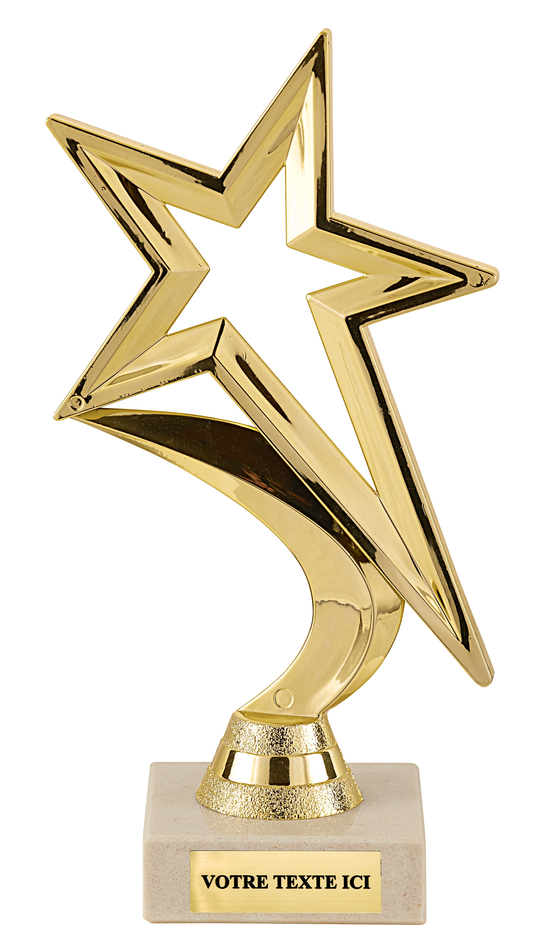 Trophée Neutre - Etoile (réf. TP 4826)