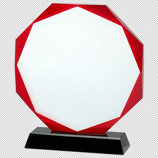 Trophée en Verre en 3 tailles (réf. W461.08 - W462.08 - W463.08) (Bie)