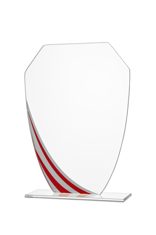 Trophée en verre en 3 tailles (réf. W191.08-W192.08-W193.08)