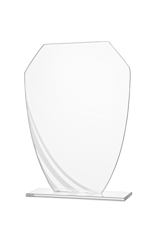 Trophée en verre en 3 tailles (réf W191.20-W192.20-W193.20)