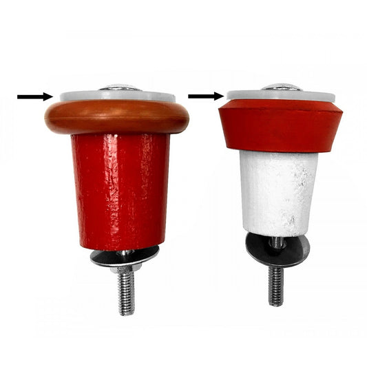 Plaquette Couvercle Bouchon Billard Golf blanc (réf. 201)