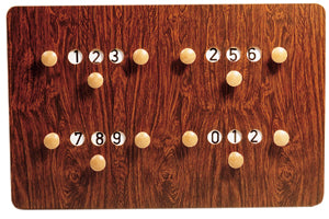 Compte-points 4 joueurs Droit (réf. 1113)