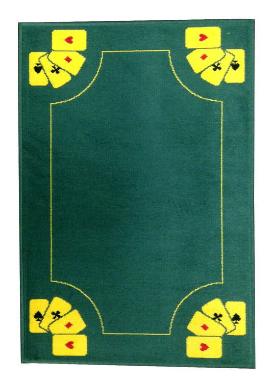 Tapis de Cartes 60x40cm 4 as - Jaune (réf.2071)