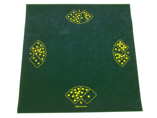 Tapis de cartes 75x75cm Suedine Vert ou Noir  (réf.2083)