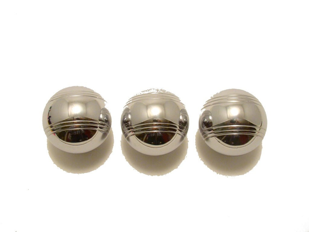 Boules Pétanque Métal Jeu de 3 (réf.2851)