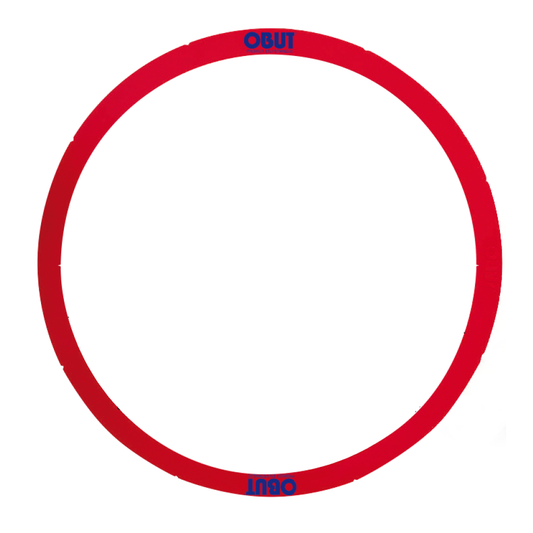 Cercle de pétanque rigide marqué Obut rouge (réf. 2855)