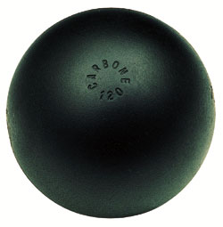 Boules Pétanque Bleue 120 Carbone (réf.3085)