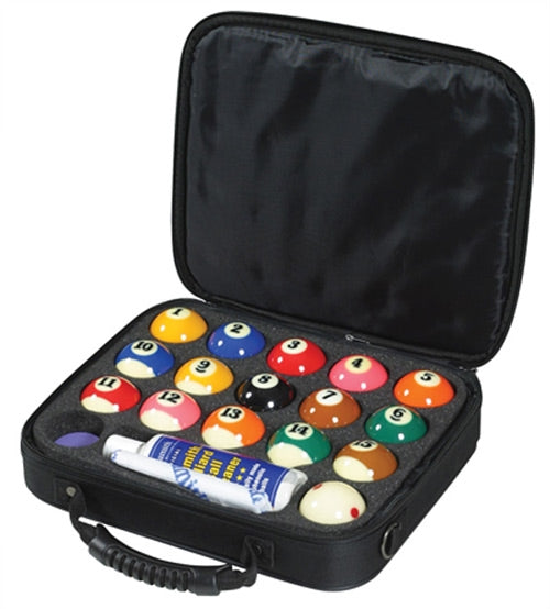 Valisette 17 Boules Pool 57,2mm (réf. 458)