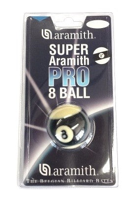 Boule 8-Pool 50,8mm Super Aramith Pro-Cup 8-ball (réf. 4877)