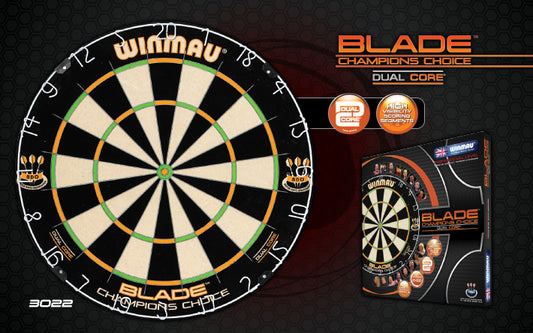 Cible Darts Winmau Blade 4 Champions Choice Dual Core (réf. 664)
